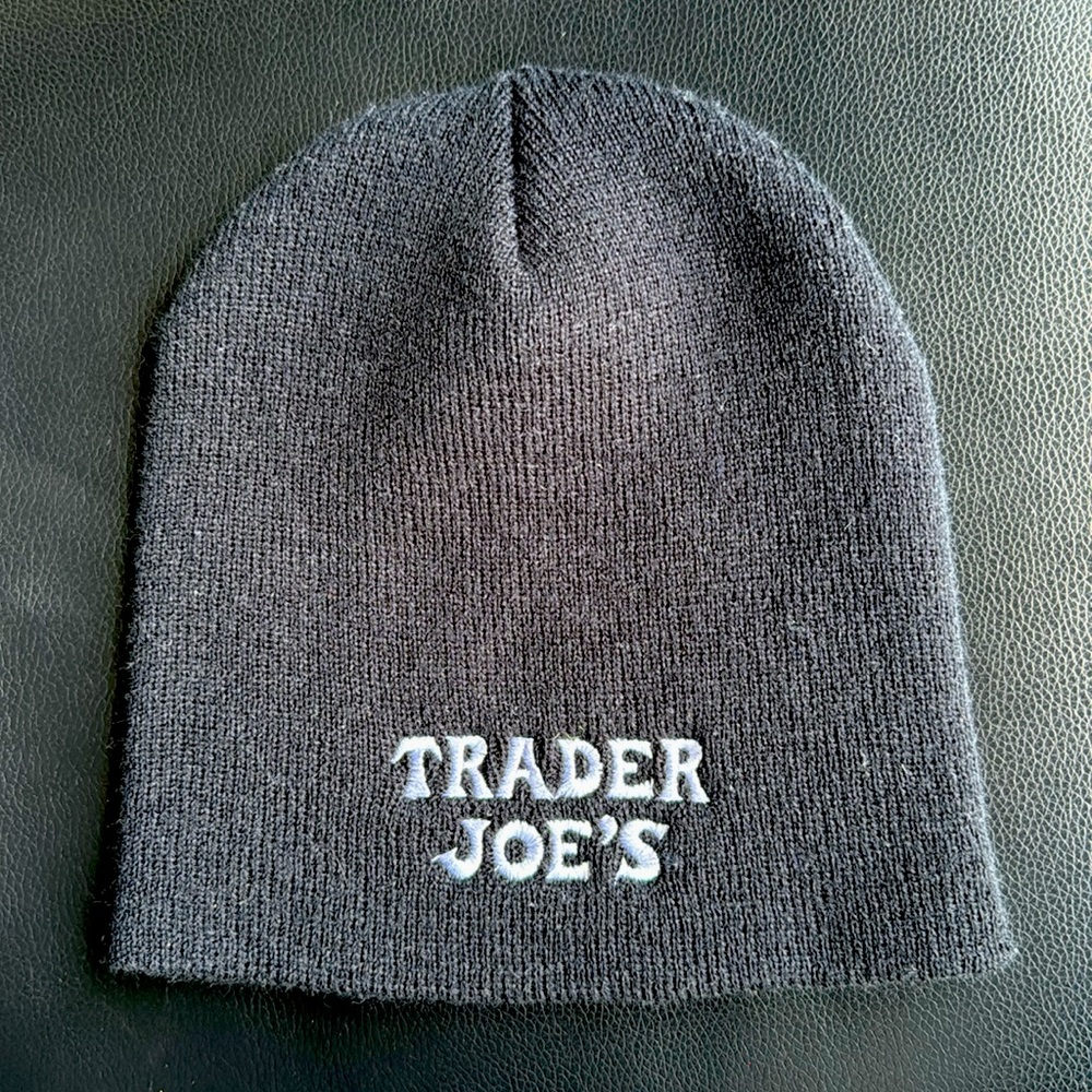 Black Trader Joe’s beanie